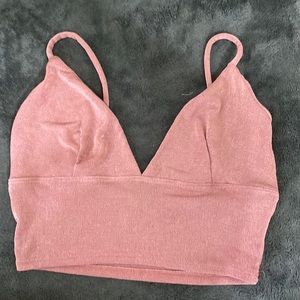 Pink Urban Outfitters crop top